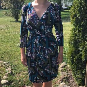 Patterned Dress by Nicole By Nicole Miller